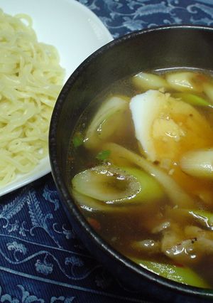 明星・中華三昧・広東風でつけ麺-レシピのメイン写真