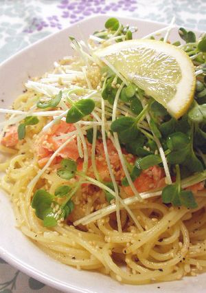 塩鮭パスタ-レシピのメイン写真