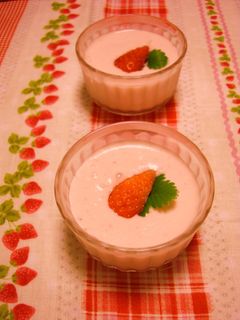 ふわふわ☆とろけるいちごムース-レシピのメイン写真