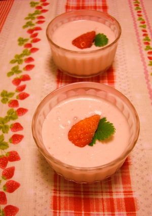 ふわふわ☆とろけるいちごムース-レシピのメイン写真