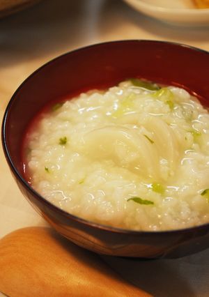 胃腸を休めよう♪カブのお粥★七草粥★-レシピのメイン写真