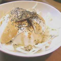 รูปของ バルサミコ醤油の豆腐サラダ