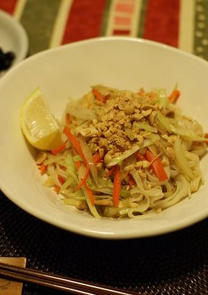 お野菜と揚げのあっさりパッタイ-レシピのメイン写真
