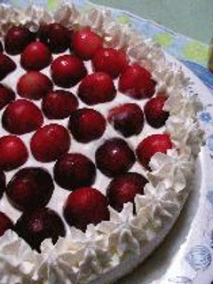 完熟サクランボのヨーグルトムースケーキ♪-レシピのメイン写真
