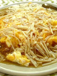 ΨスクランブルエッグえのきあんかけΨ-レシピのメイン写真