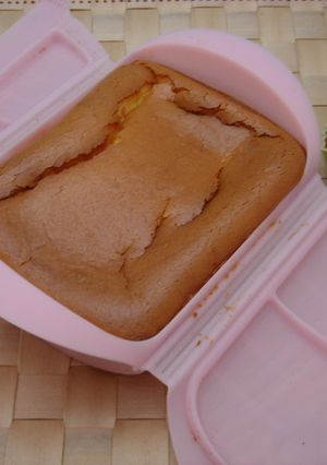ルクエスチームケースでチーズケーキ-レシピのメイン写真