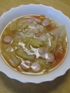 ウインナーとお野菜のスープ-レシピのメイン写真