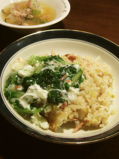 水菜のあんかけチャーハン-レシピのメイン写真