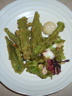魚介と野菜の青汁てんぷら-レシピのメイン写真