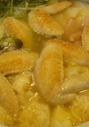 手羽先の鶏ガラお鍋-レシピのメイン写真