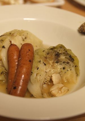 セージでたっぷりキャベツのスープ煮！！-レシピのメイン写真