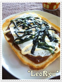 残りカレーで☆海苔たまトースト☆-レシピのメイン写真