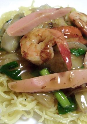 おさかなソーセージのあんかけ焼きそば-レシピのメイン写真