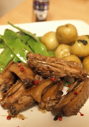 甘酸っぱ味☆鶏手羽のバルサミコ風照り焼き-レシピのメイン写真
