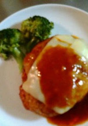 煮込みチーズハンバーグ♪-レシピのメイン写真