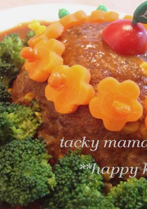 ケーキみたいな煮込みハンバーグ-レシピのメイン写真