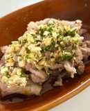 夏バテ解消！豚肉と香味野菜ダレ