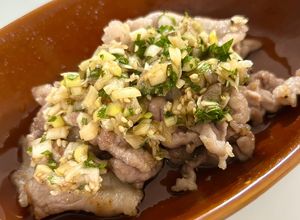 夏バテ解消！豚肉と香味野菜ダレ-レシピのメイン写真