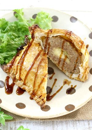 おもてなしに☆ハンバーグのパイ包み焼き-レシピのメイン写真