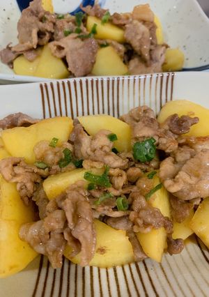 じゃがいもと豚肉の照りバターしょうゆ-レシピのメイン写真