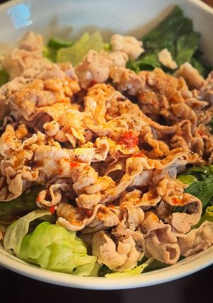 豚しゃぶとレタスの香味旨辛よだれタレ-レシピのメイン写真