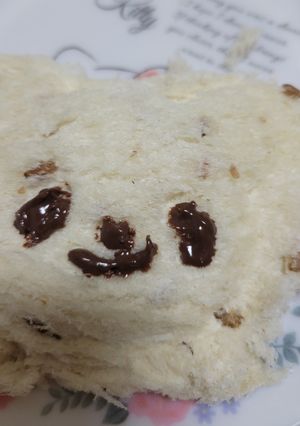 レタスサラダのサンドイッチパンダ型-レシピのメイン写真