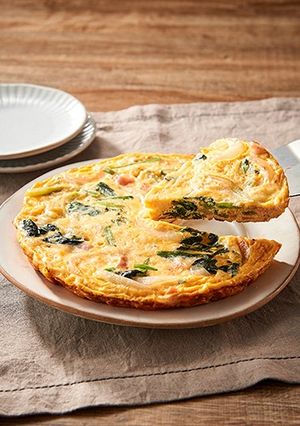 ほうれん草とベーコンの和風キッシュ風-レシピのメイン写真