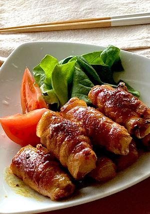 ＊長芋の豚肉巻きカレー甘辛焼き＊-レシピのメイン写真