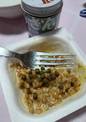 山椒の実と納豆のアレンジ-レシピのメイン写真