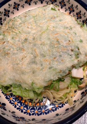 キャベツたっぷり　広島風お好み焼き-レシピのメイン写真