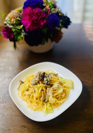 スチーム牡蠣のオイル漬け、パスタ！-レシピのメイン写真