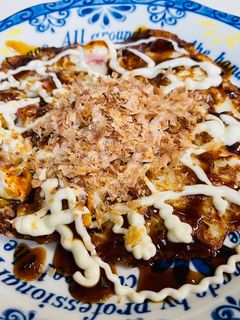 ヘルシー豆腐でお好み焼き(たこ焼き風)-レシピのメイン写真