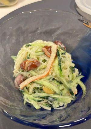 きゅうりカニカマ春雨サラダ⭐︎ズボラ嫁飯⭐︎-レシピのメイン写真