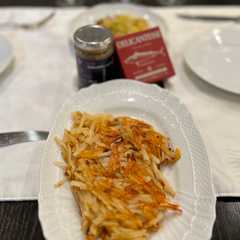 A picture of 簡単☆ジャガイモガレット食べるラー油で.