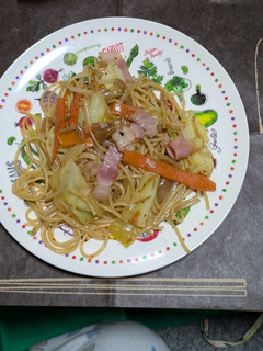キムチなめ茸の和風パスタ。-レシピのメイン写真