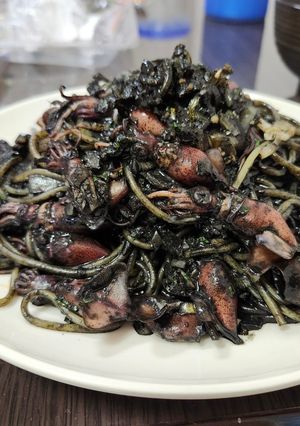 ホタルイカのイカ墨パスタ-レシピのメイン写真