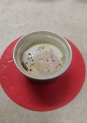 きのことベーコンのフレンチココットエッグ-レシピのメイン写真