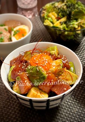 韓国風ポキ丼-レシピのメイン写真
