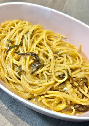 鰹とニンニク香る 和風パスタ-レシピのメイン写真