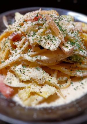 キャベツのクリームパスタ-レシピのメイン写真