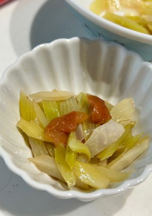 春の山菜！ウドの梅じそ和え-レシピのメイン写真