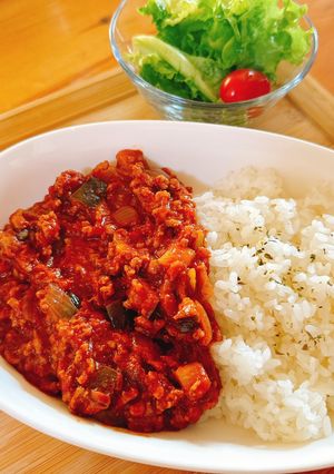 超簡単無水キーマカレー♡-レシピのメイン写真