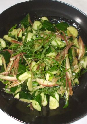 さっぱり夏野菜のナムル♪簡単きゅうり茗荷-レシピのメイン写真