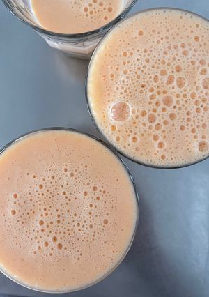 【スムージー】人参ホエイ豆腐豆乳-レシピのメイン写真