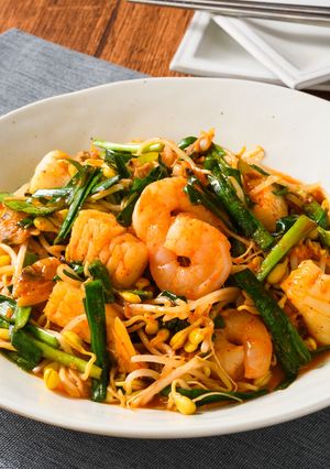 野菜と海鮮のチュクミ風炒め-レシピのメイン写真