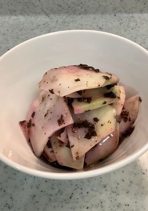 コールラビの梅醤和え（うめびしおあえ）-レシピのメイン写真