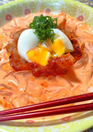 旨辛☆冷製キムチ豆乳麺-レシピのメイン写真
