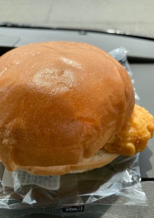 節約お手軽コンビニ⭐️チキンバーガー-レシピのメイン写真