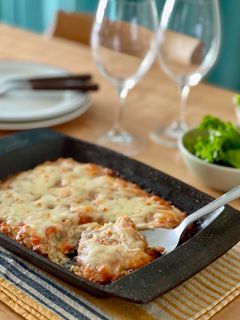 おせち煮物リメイク♪アツアツ重ねグラタン-レシピのメイン写真