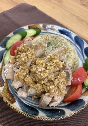 炊飯器で☆カオマンガイ風-レシピのメイン写真